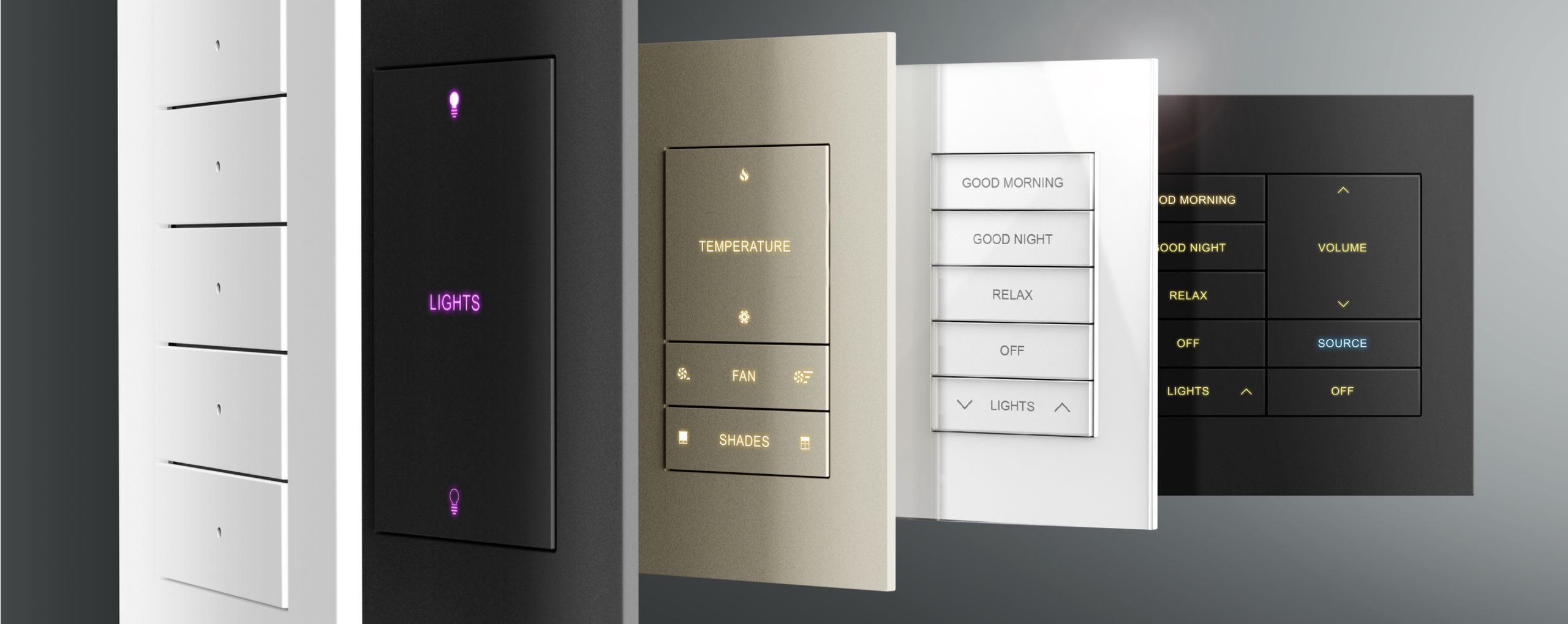 Crestron Horizon keypad lineup by DLSAV