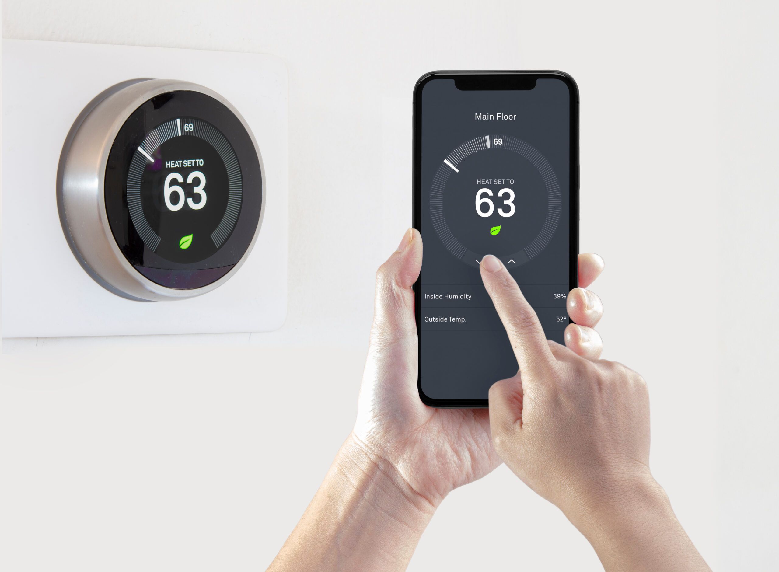 Crestron Horizon thermostat smart climate control by DLSAV Atlanta